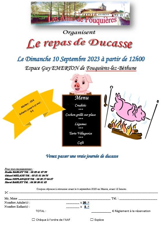 Repas de Ducasse