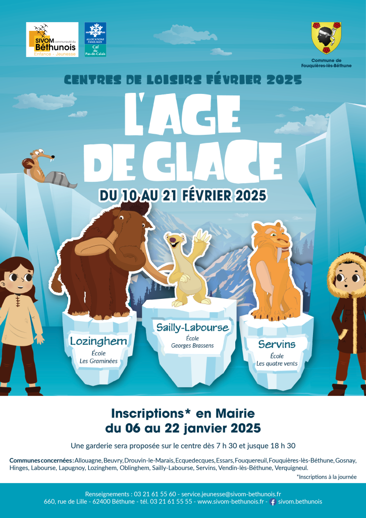 Affiche centre de février 2025