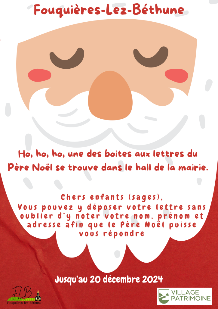 Affiche Boîte aux lettres du Père Noël